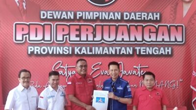 Usung Nadalsyah-SHD, PDIP dan Demokrat Berkoalisi di Pilgub Kalteng 2024