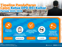 Tim Seleksi DPD REI Kalbar Buka Pendaftaran Calon Ketua 2025–2028, Ini Syarat!