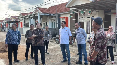 Kawasan perumahan subsidi Barunia Residence 6 Kalbar yang menjadi lokasi Monev BP Tapera.