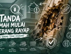 7 Tanda Rumah Mulai Diserang Rayap yang Sering Tidak Disadari